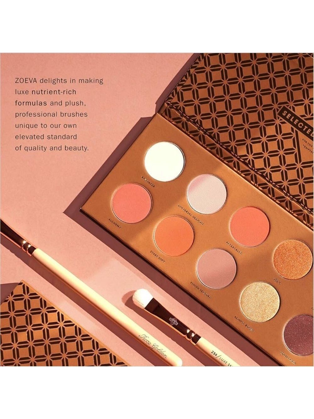 Zoeva Caramel Melange Eyeshadow Palette 10 Shades New In Box - Picture 5 of 12